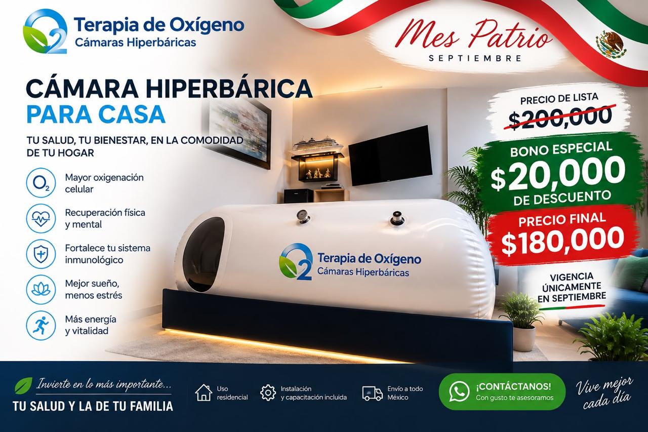 Promoción Mes Patrio - Terapia de Oxígeno